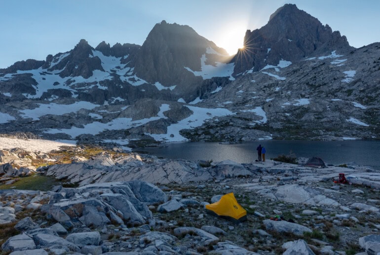 NEMO Hornet in foreground in Anset Adams Wilderness