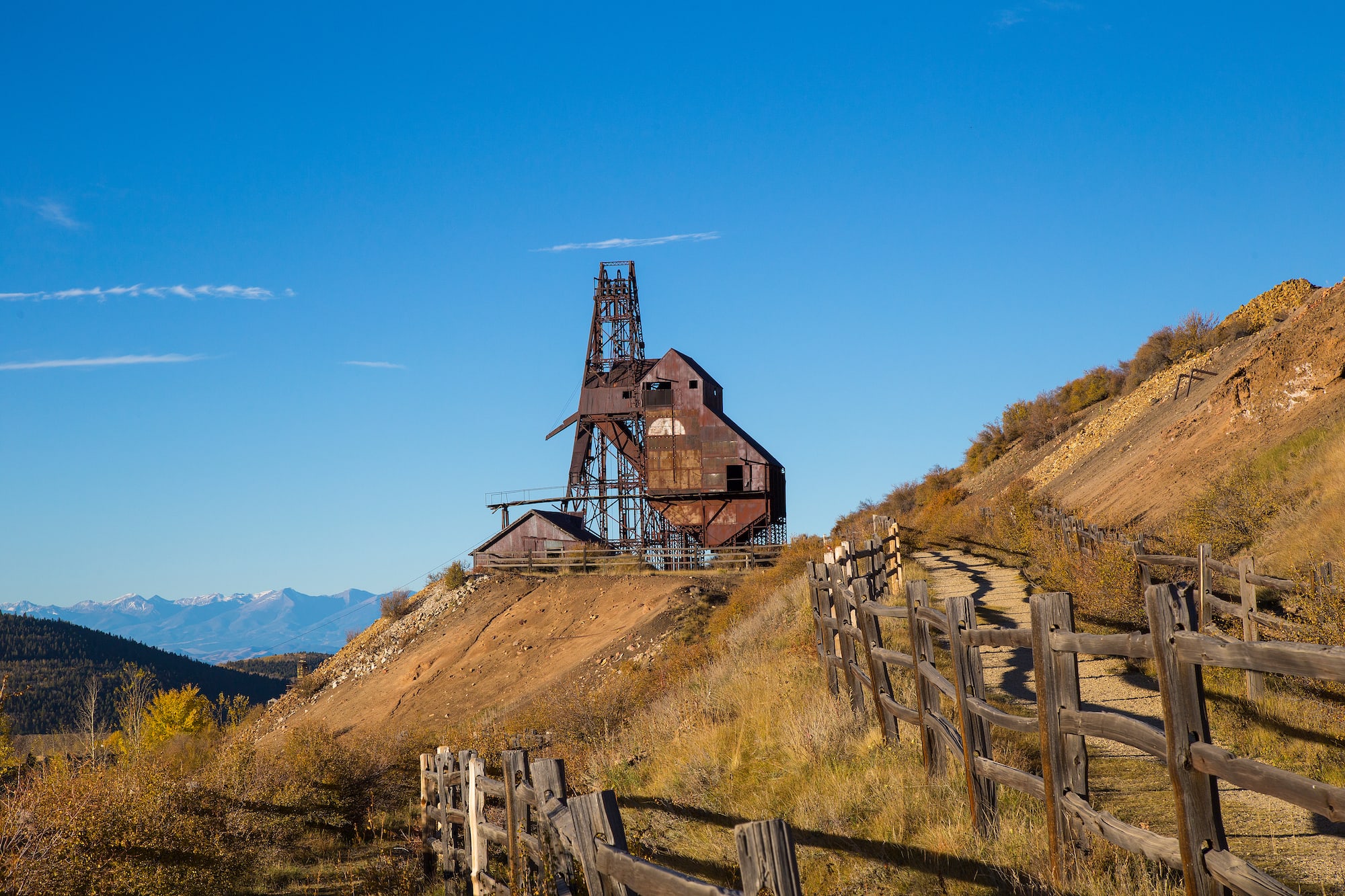Deserted Gold Mine in Colorado