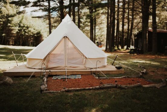 adirondacks glamping spots