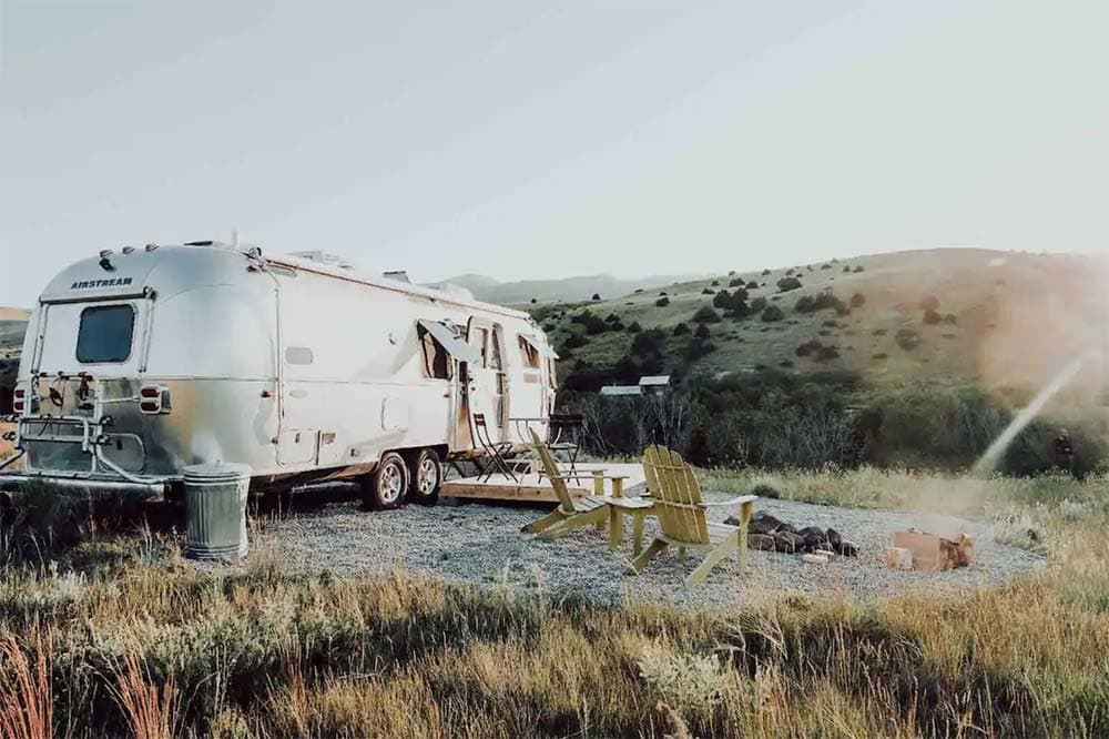airstream glamping montana