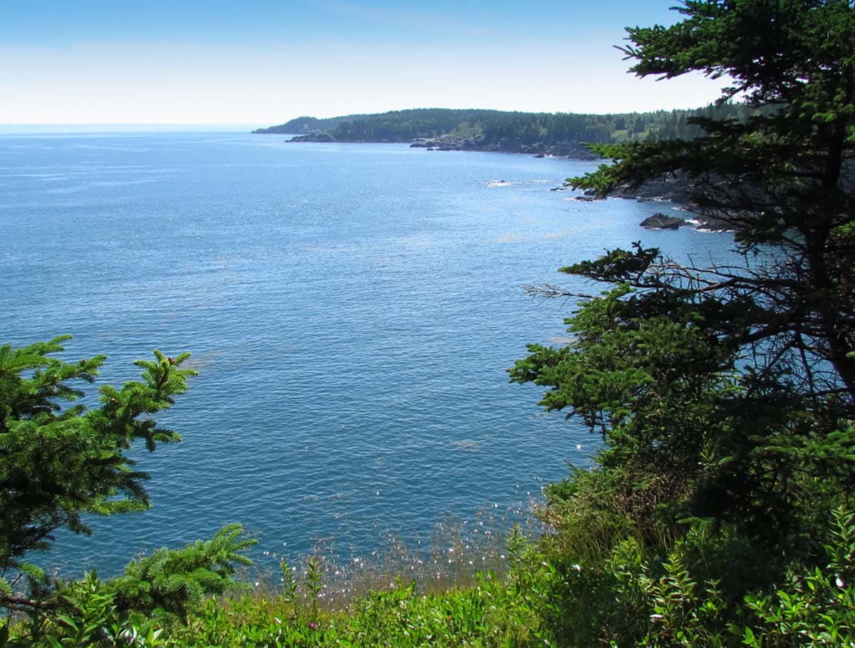 backpacking maine - cutler coast