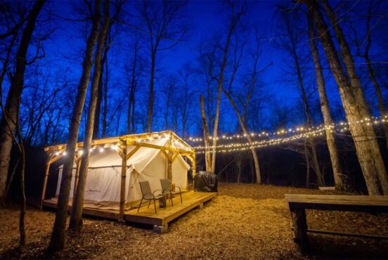 best glamping in missouri