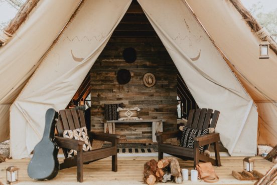 best glamping spots texas