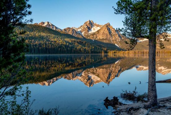 best lake camping idaho