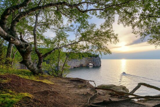 best lake camping michigan