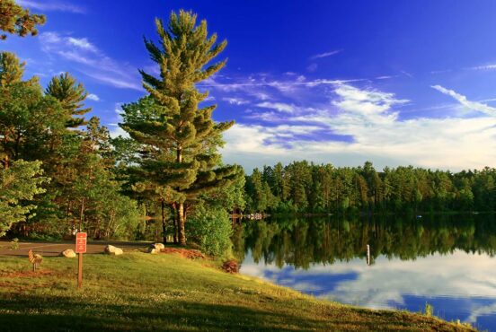 best lake camping wisconsin