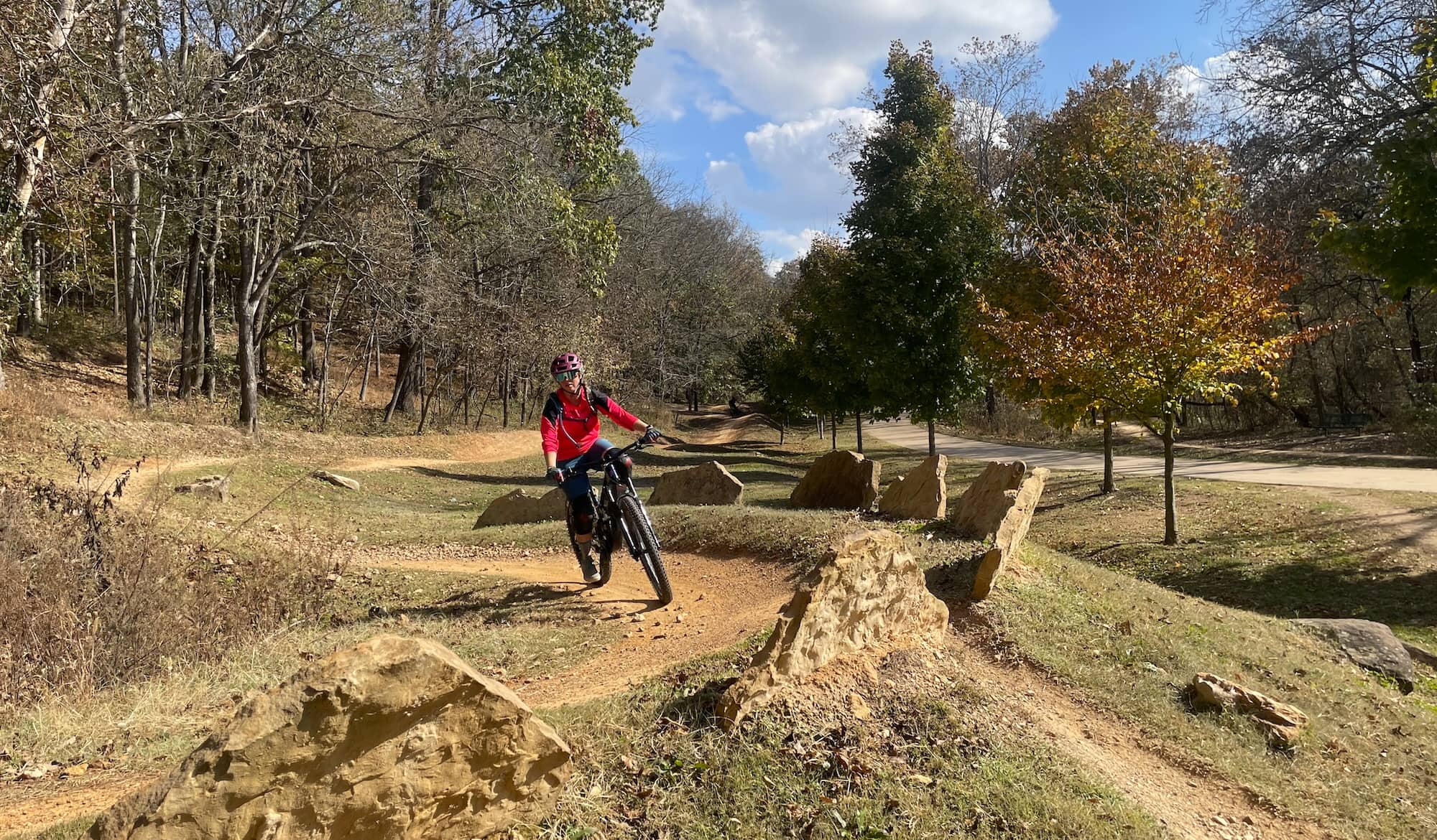 Biking in Bentonville