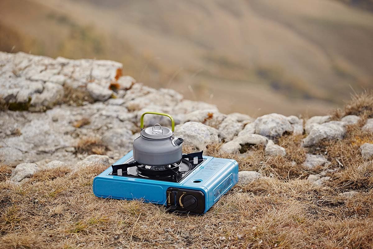 camp stove instead of campfire
