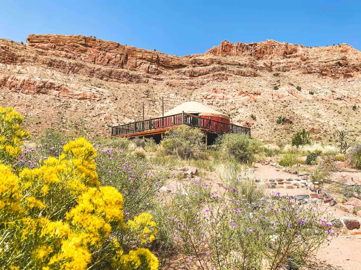 Chama River yurt airbnb