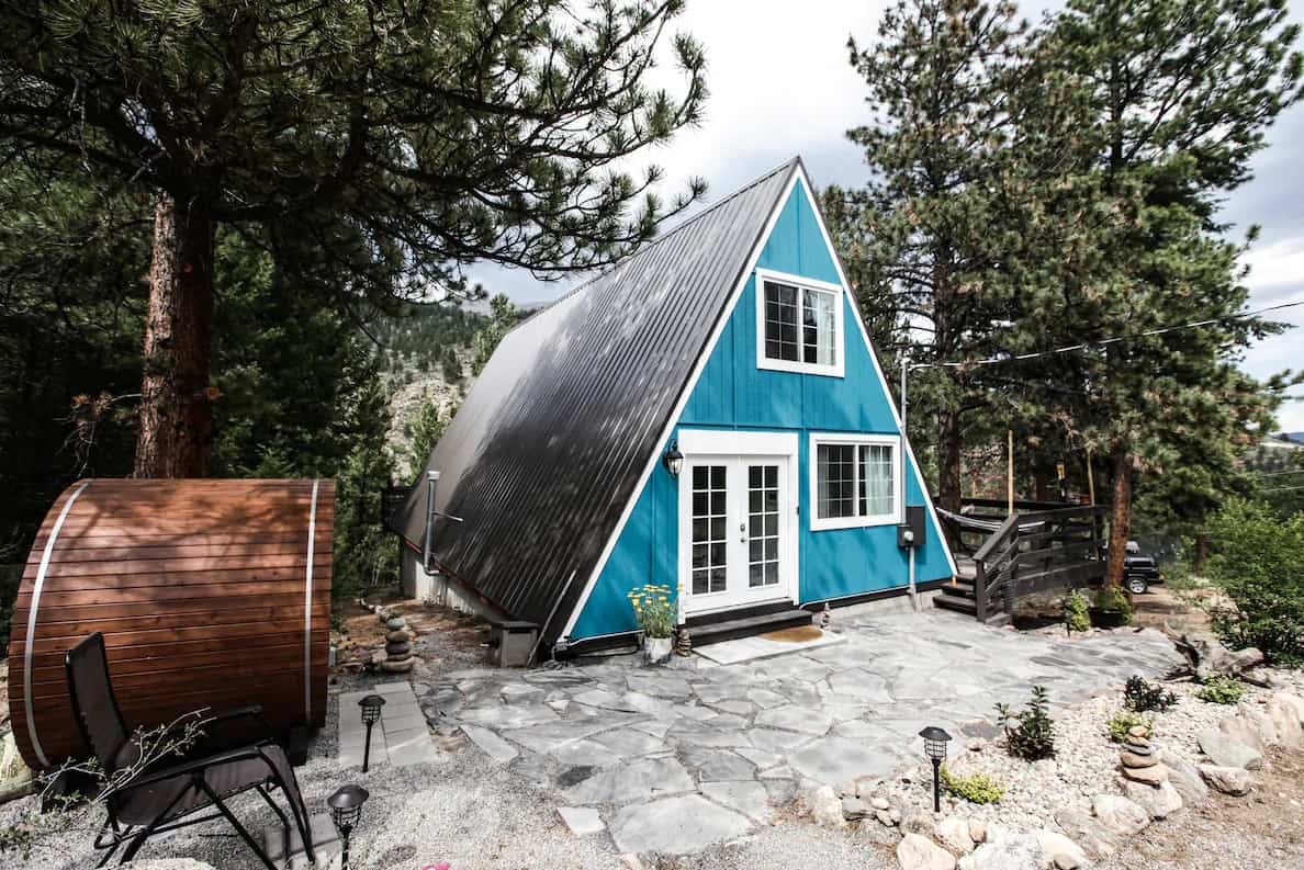 colorado a-frame cabin remote