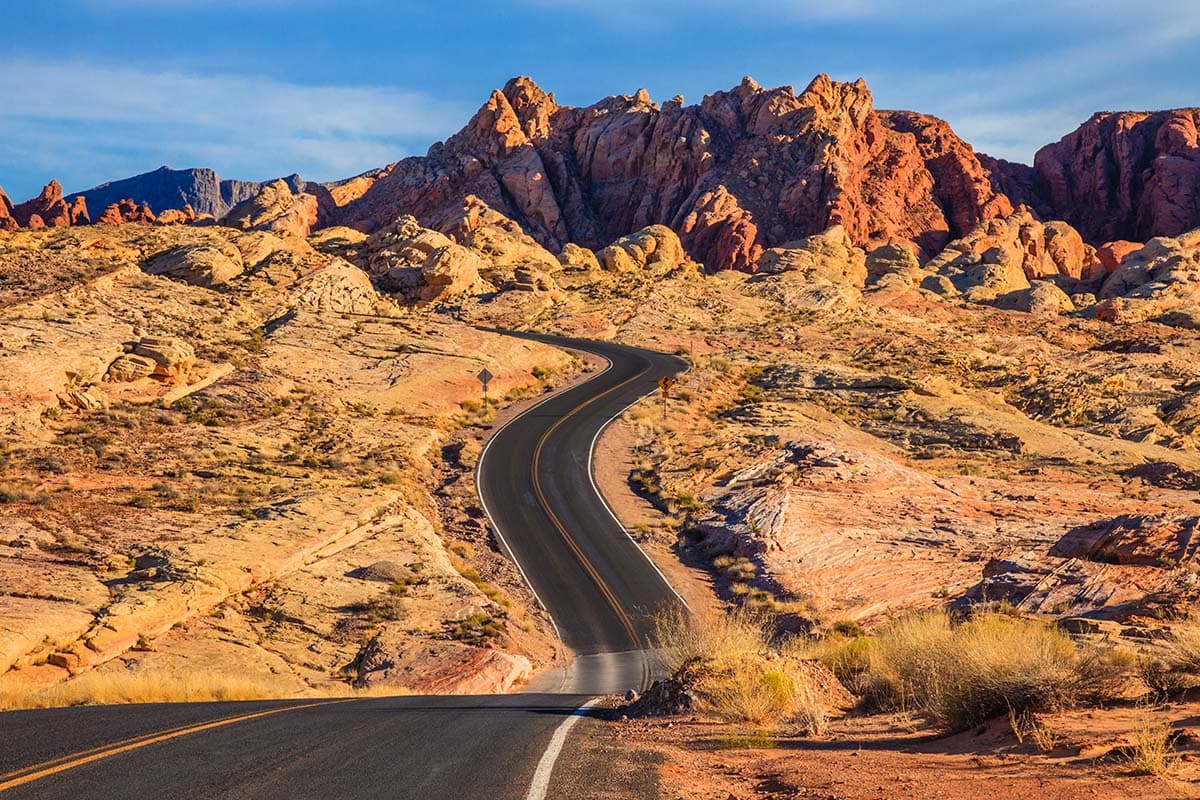 fire road scenic drive nevada