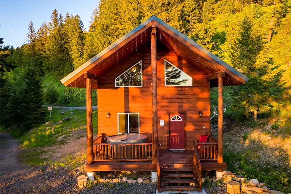 glamping cabin idaho