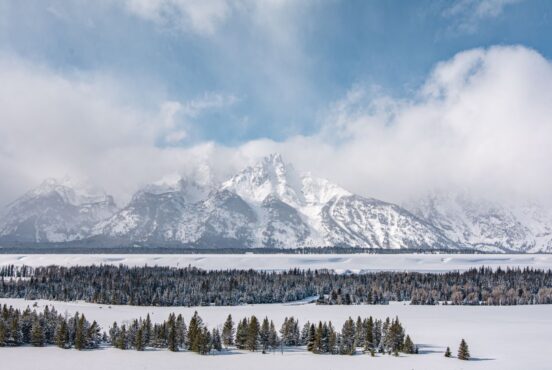 grand teton national park in winter