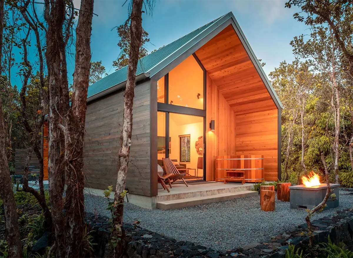 hawaii romantic cabin retreat