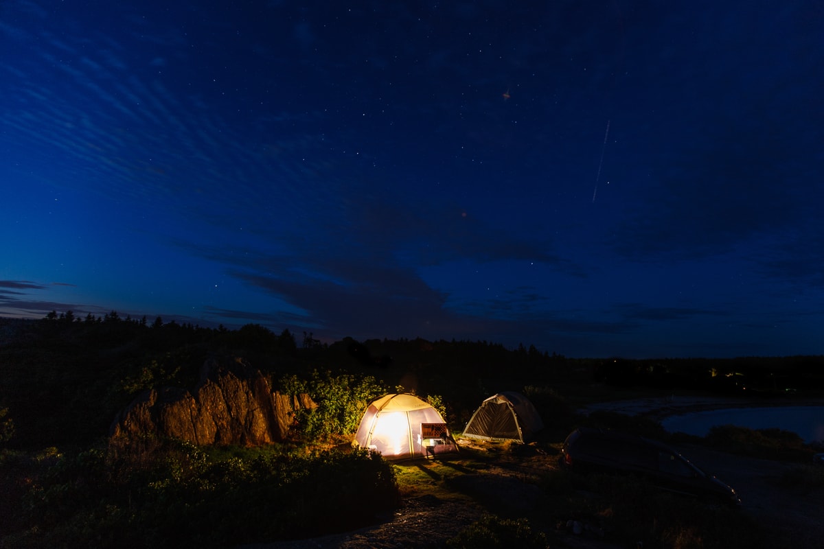 hermit island oceanfront camping