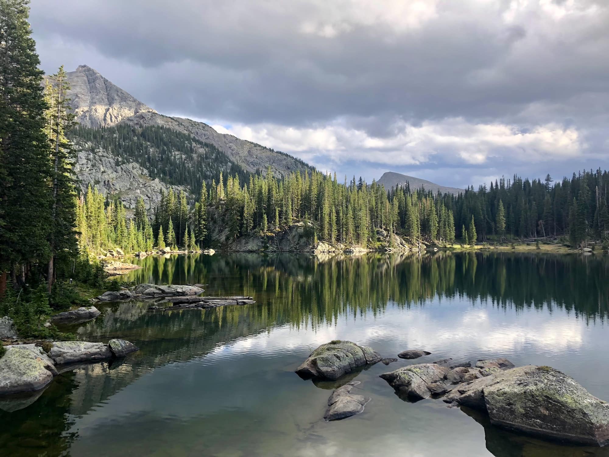 Harvey Lake in the Holy Cross Wilderness