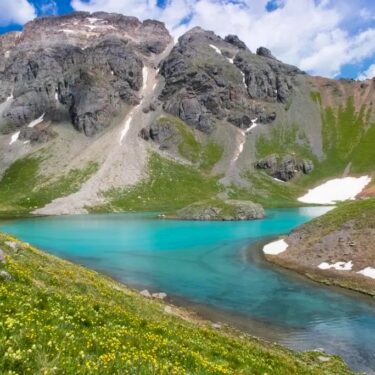 Ice Lakes Basin in spring