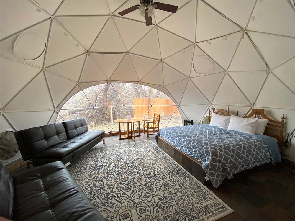 idaho glamping dome