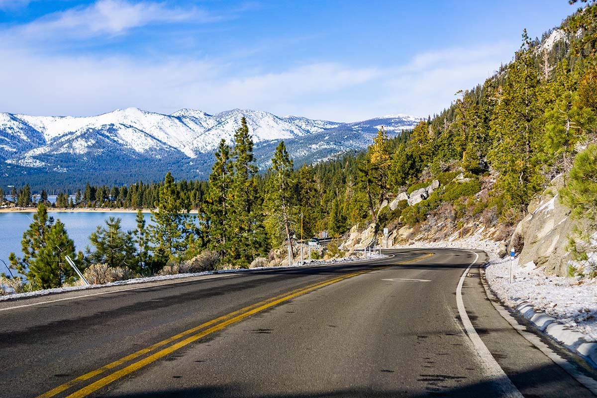 lake tahoe scenic drive nevada