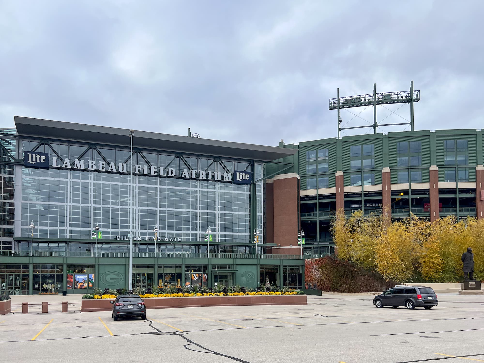 Lambeau field in Green Bay