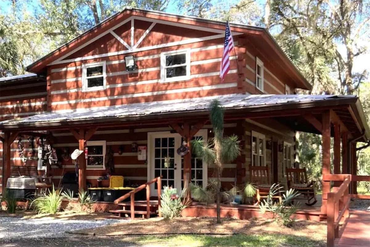 log cabin rental florida