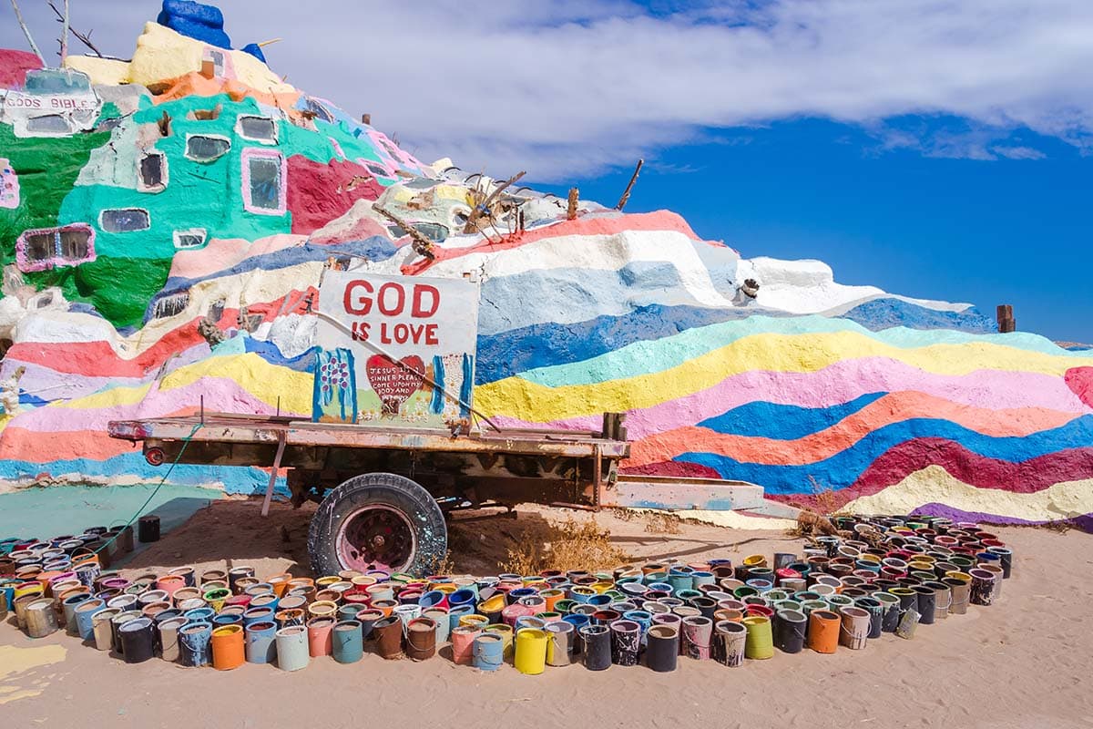 los angeles to grand canyon road trip - salton sea