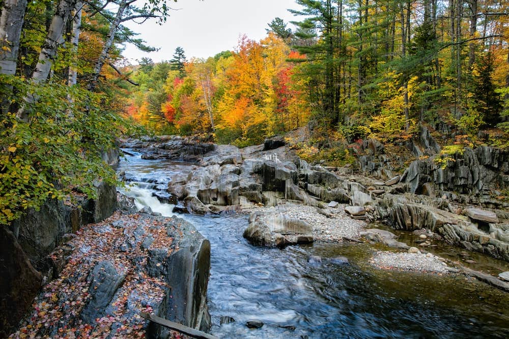 coos canyon Maine swimming