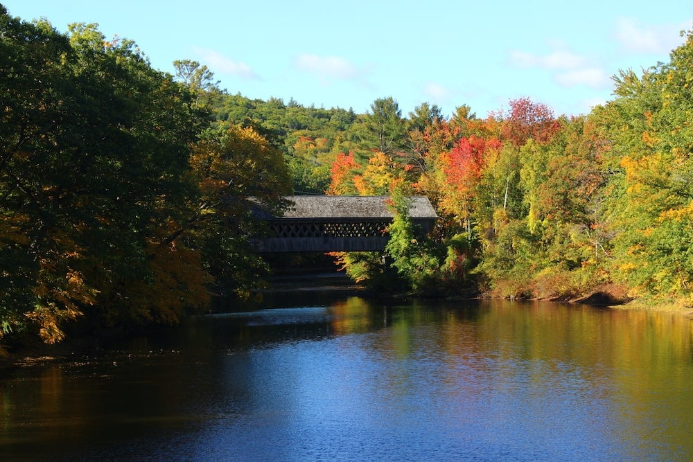 Currier & Ives Scenic Byway New Hampshire fall