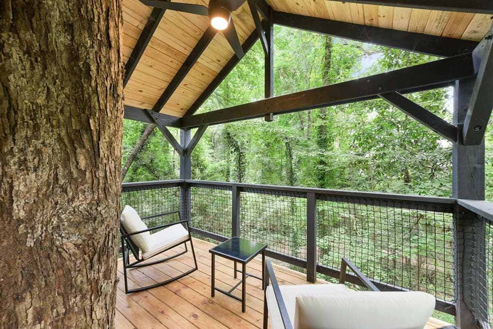 oasis treehouse rental georiga