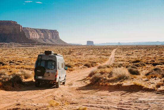 Overlanding through the desert