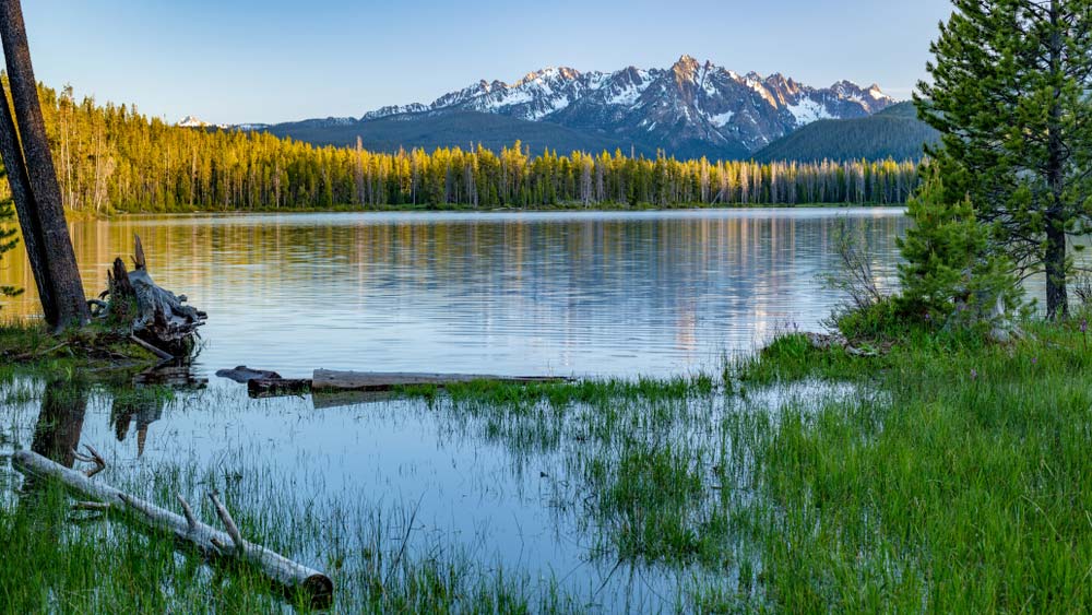 redfish lake camping idaho