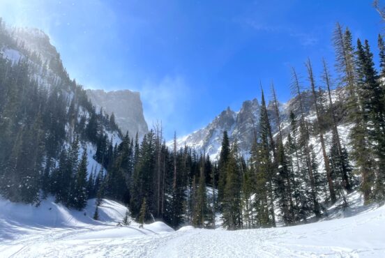 Rocky Mountain National Park in winter
