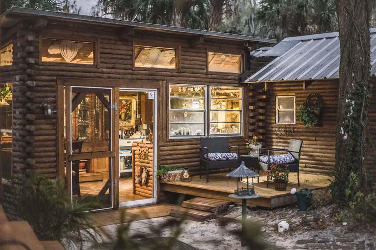 romantic cabin rental florida