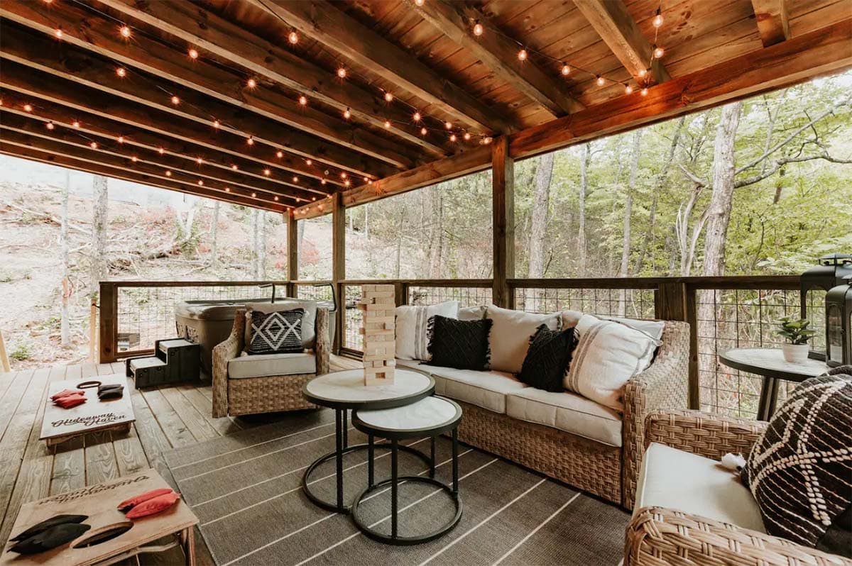 romantic getaways tennessee - hideaway haven