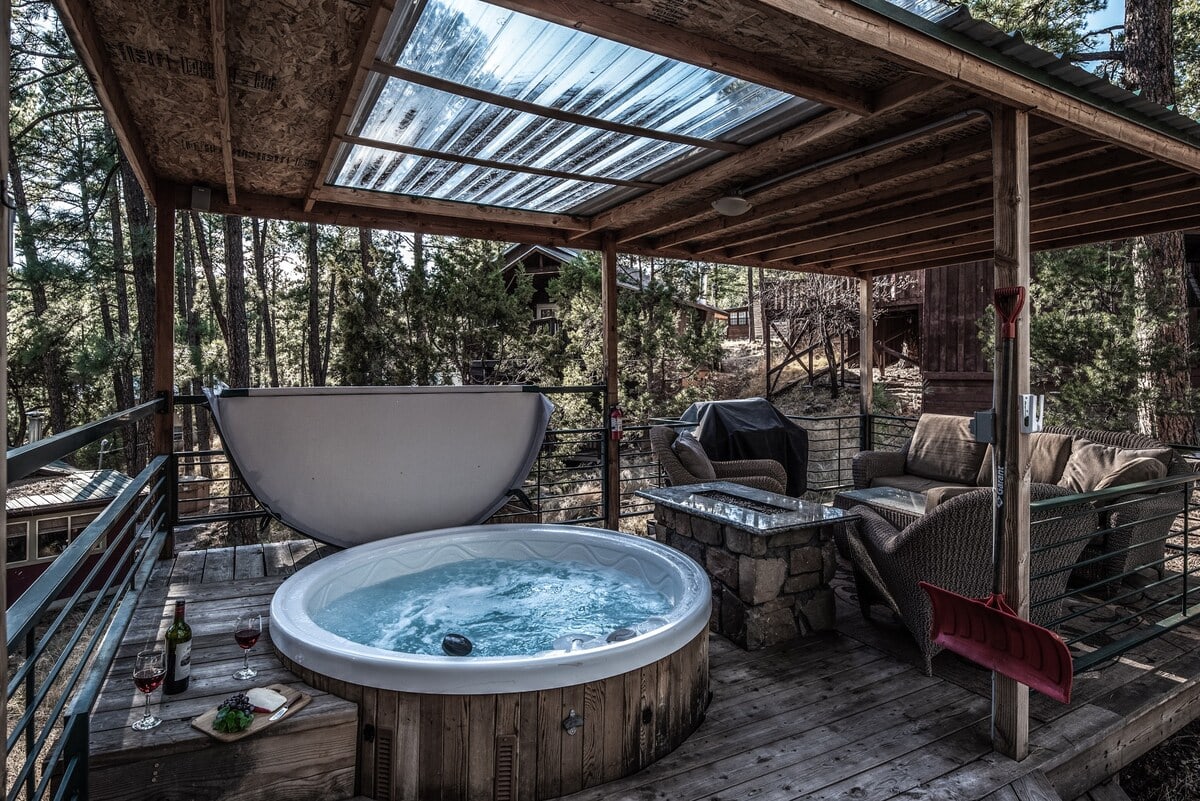 romantic new mexico cabin