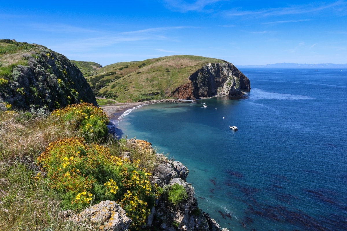 Scorpion Anchorage on Santa Cruz Island
