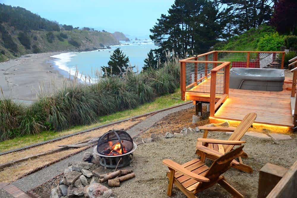 secluded cabin rental california coast