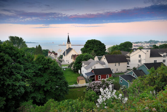 small towns on lake michigan