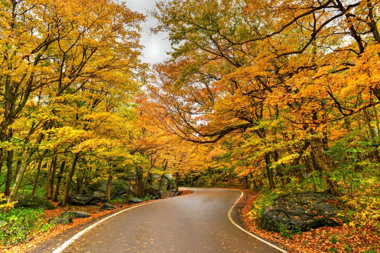 Smugglers’ Notch in fall