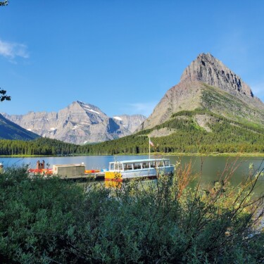 Sunny day in Glacier National Park