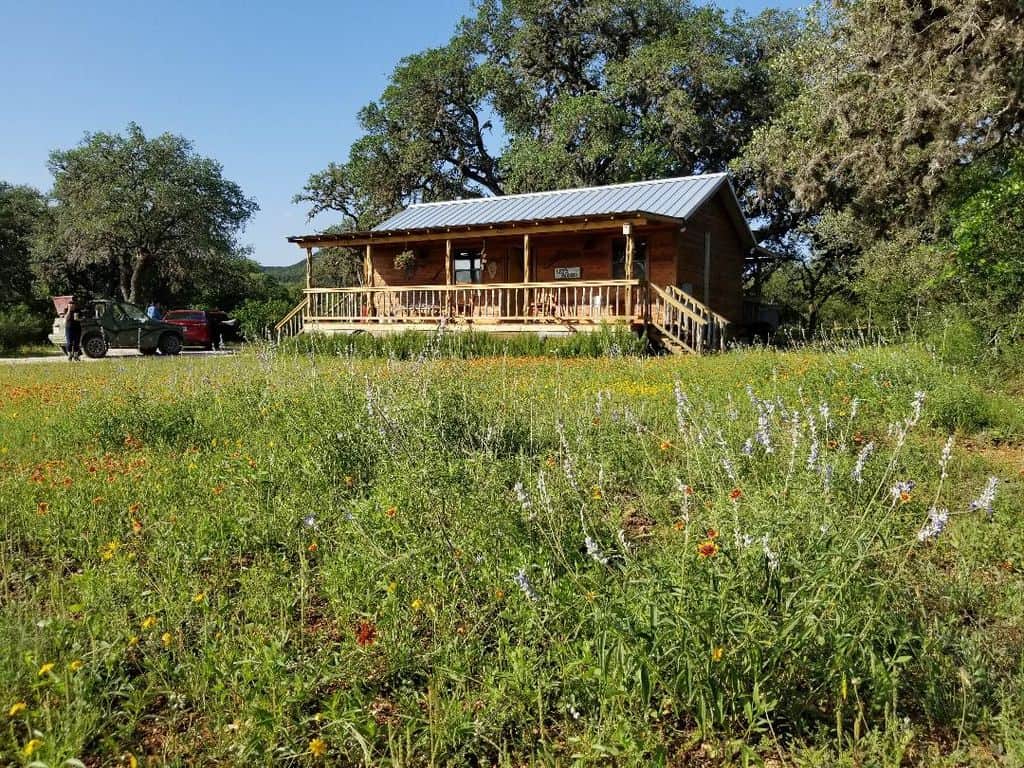 texas secluded cabin rental