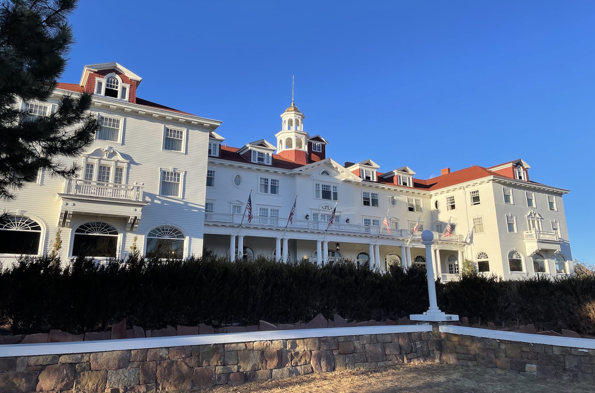The historic Stanley hotel in Estes Park