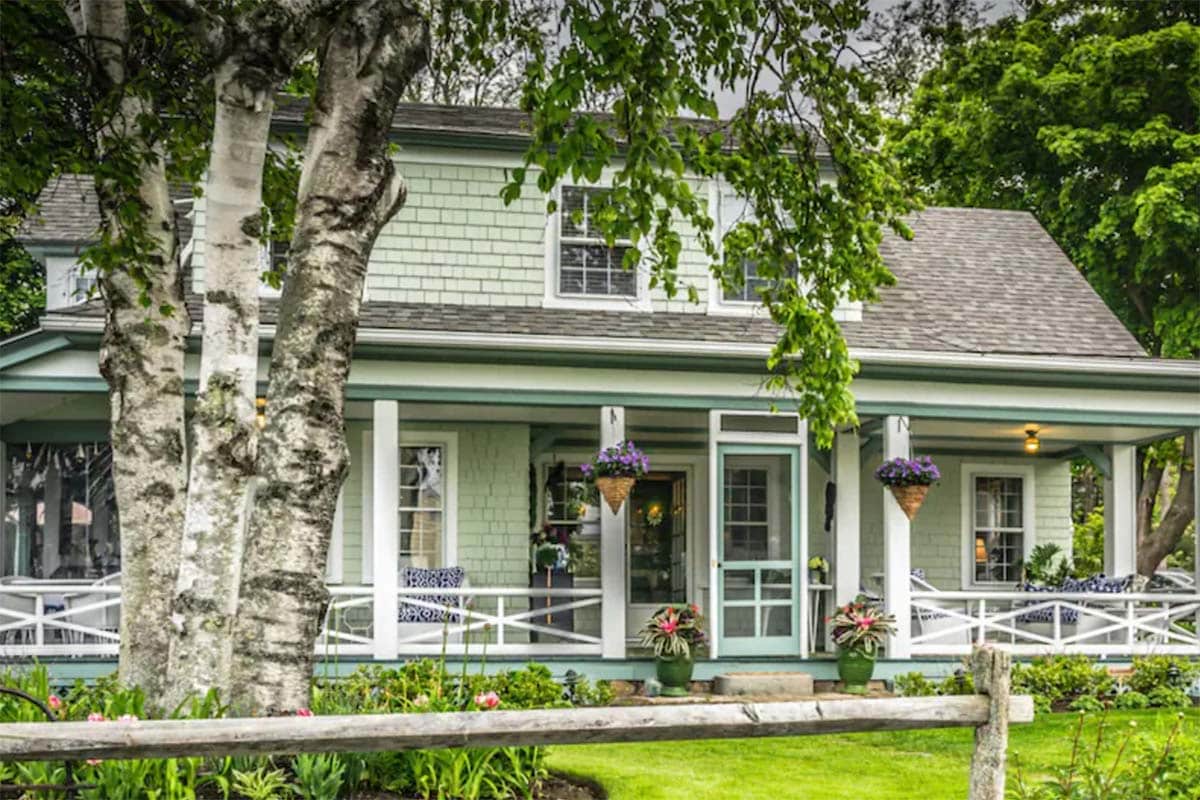 unique places to stay maine - trellis house