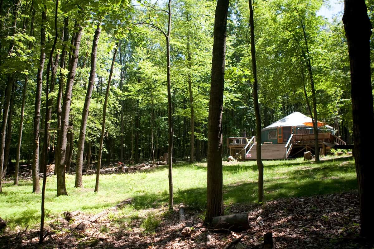upstate new york glamping yurt