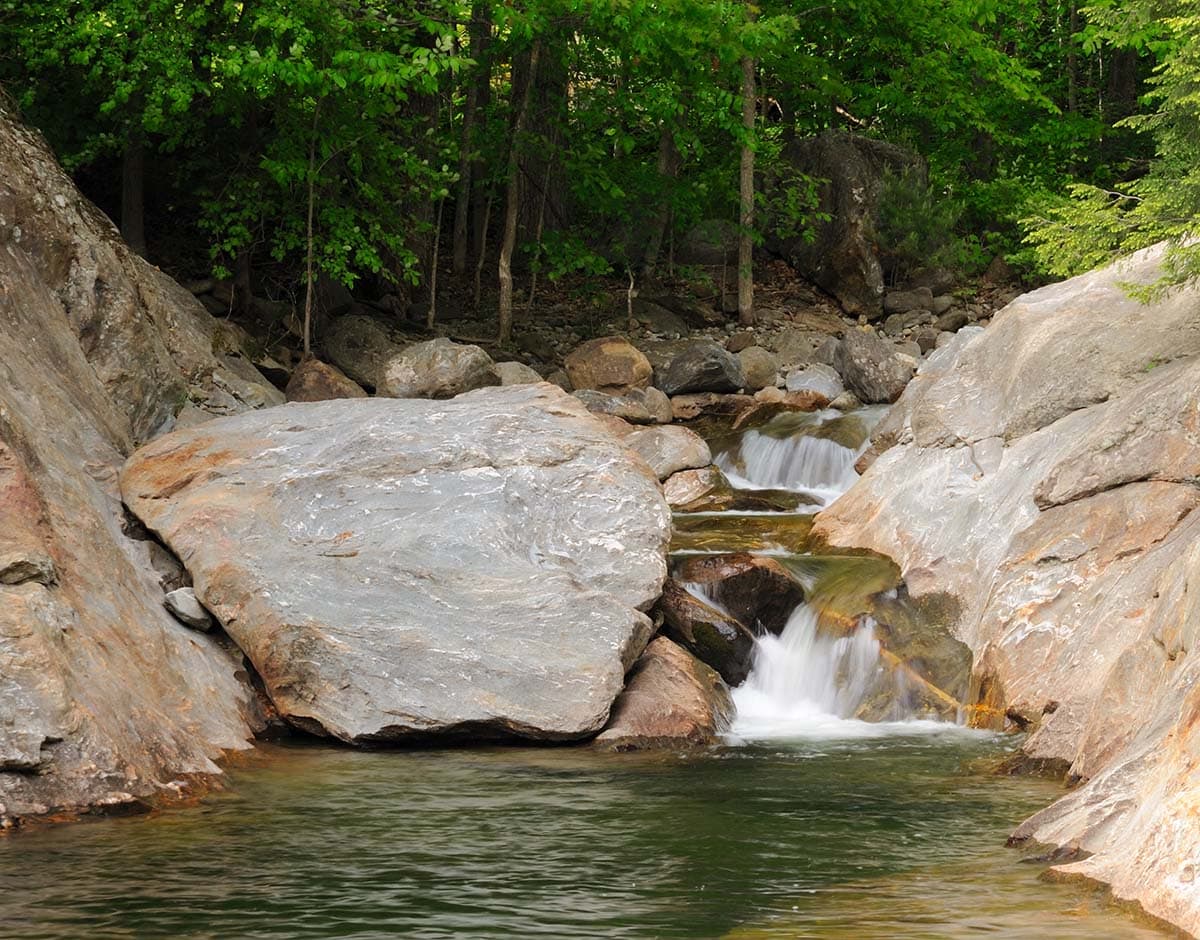 vermont swimming holes - Bolton Potholes