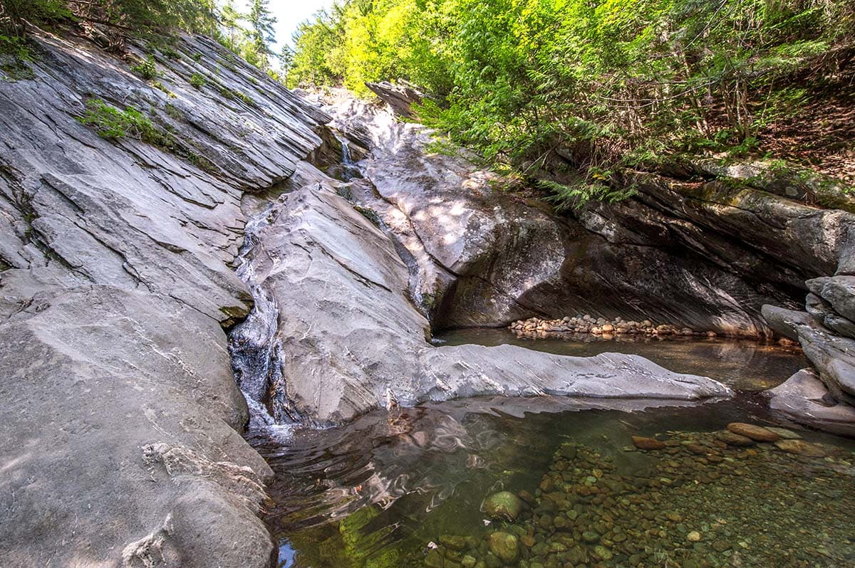 vermont swimming holes - hamilton falls