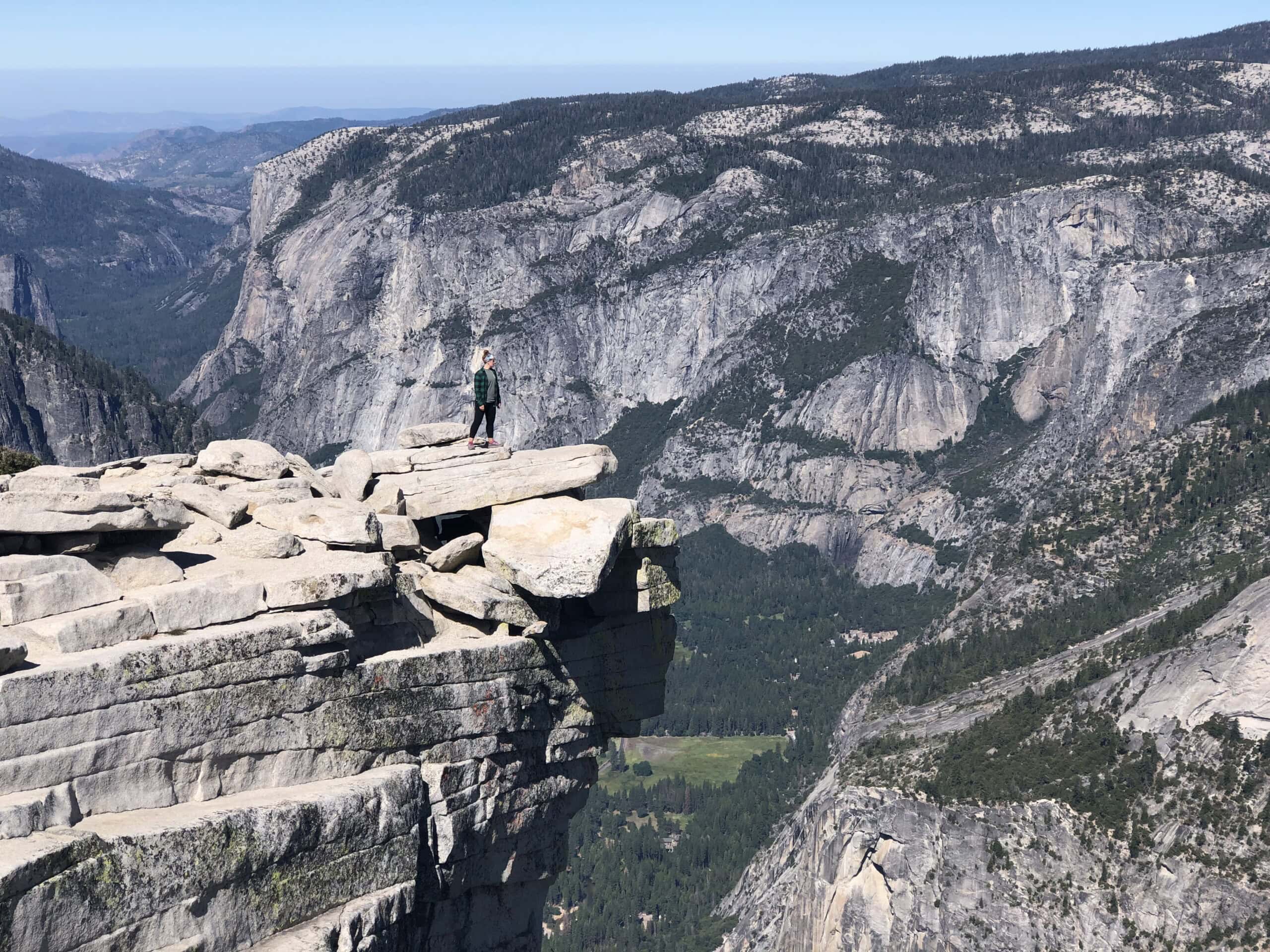 View from top of Half Dome