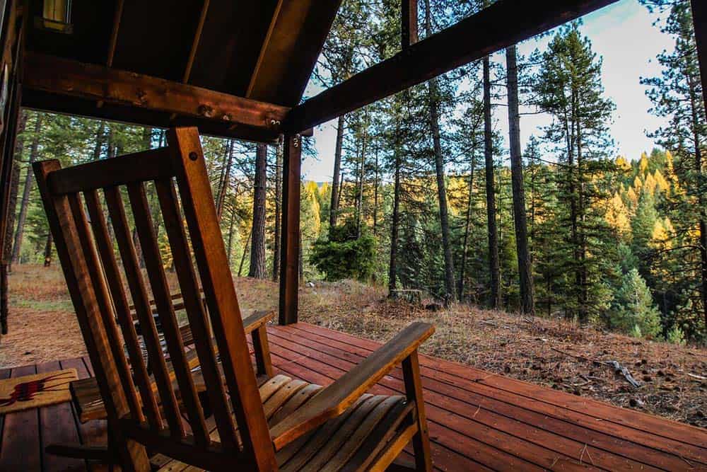 washington cabin secluded woods