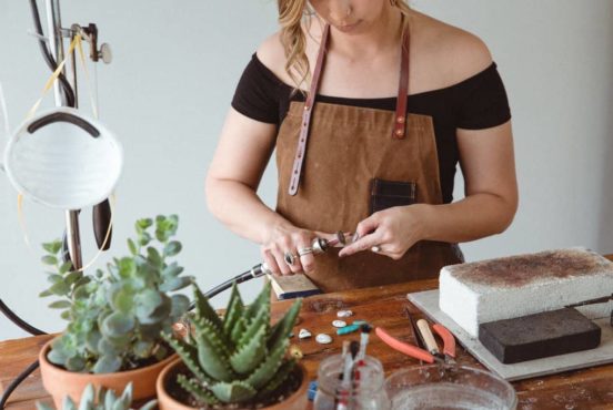 waxed canvas aprons