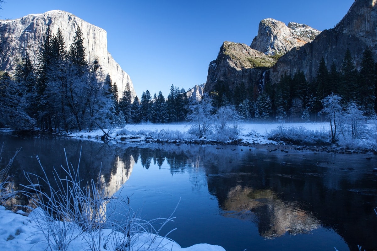 Yosemite Valley in winter